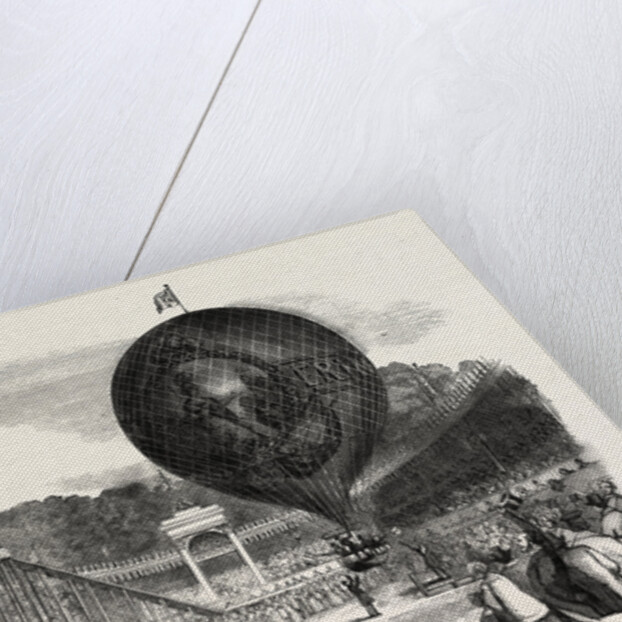 Ascent of Mr. Hampton's Erin-Go-Bragh Balloon, at Batty's Royal Hippodrome, Kensington, London by Anonymous
