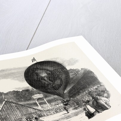 Ascent of Mr. Hampton's Erin-Go-Bragh Balloon, at Batty's Royal Hippodrome, Kensington, London by Anonymous