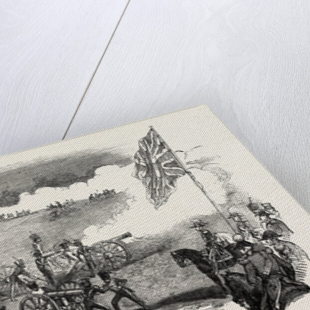 British Royal Horse Artillery, Battery in Action by Anonymous