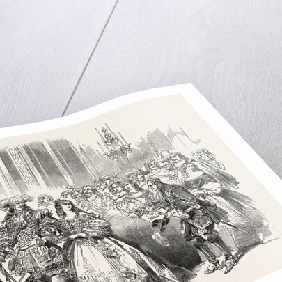 Her Majesty Queen Victoria's Costume Ball at Buckingham Palace, London: The Countess of Granville, His Royal Highness Prince Albert, Queen Victoria, the Duke of Wellington, the Duchess of Roxburghe by Anonymous