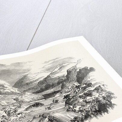 The War in Kaffirland: Destruction of Stock's Kraal, on the Keiskamma River, South Africa by Anonymous