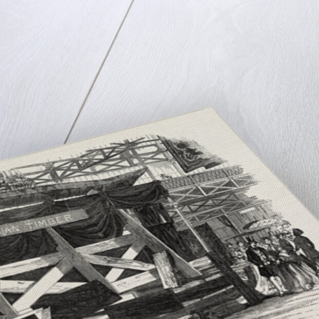 The Great Exhibition, Crystal Palace, Hyde Park, London: Canadian Timber Trophy by Anonymous