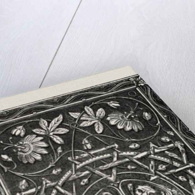 Bible Cover, in Metal, Harp Alley by Anonymous