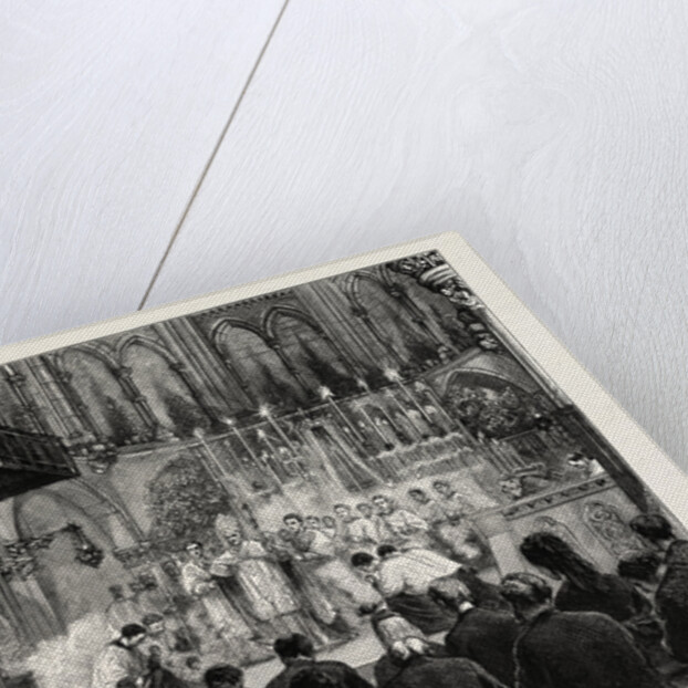 The English Pilgrimage to Paray-Le-Monial,France: The Benediction at the Pro-Cathedral, South Kensington by Anonymous