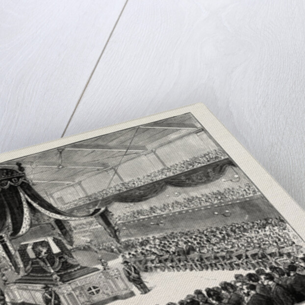 The Funeral of the Duke of Brunswick at Geneva: The Service in the Hall of the Reformation, Switzerland by Anonymous