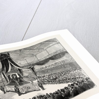 The Funeral of the Duke of Brunswick at Geneva: The Service in the Hall of the Reformation, Switzerland by Anonymous