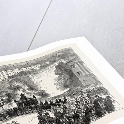 The Funeral of the Duke of Brunswick at Geneva: The Procession to the Cemetery, Switzerland by Anonymous