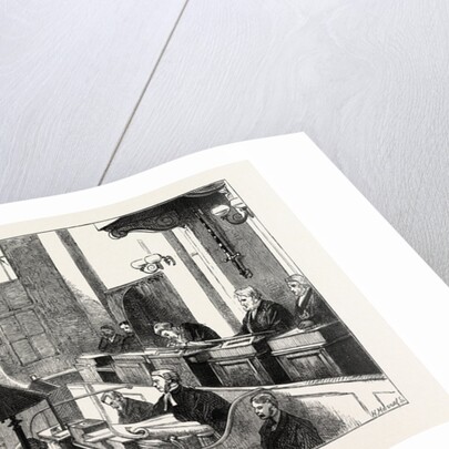 The Great City Forgeries: Trial of the Accused at the Central Criminal Court. Austin Biron Bidwell; George Macdonnell; George Bidwell; Edwin Noyes; Henry Avory, Esq., Clerk of the Court; Mr. Justice Archibald Alderman; Sir W.R. Carden by Anonymous