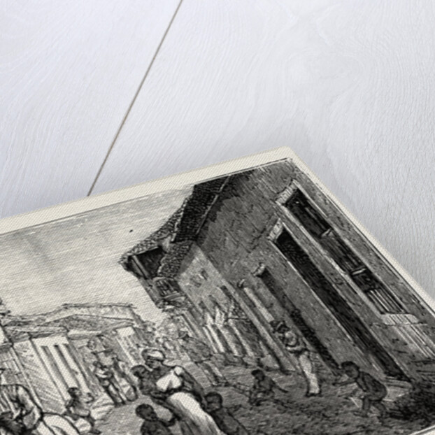 Views in Santiago De Cuba: A Street View in the Town, Cuba by Anonymous