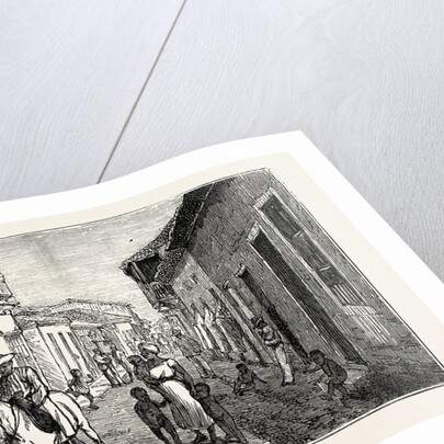 Views in Santiago De Cuba: A Street View in the Town, Cuba by Anonymous