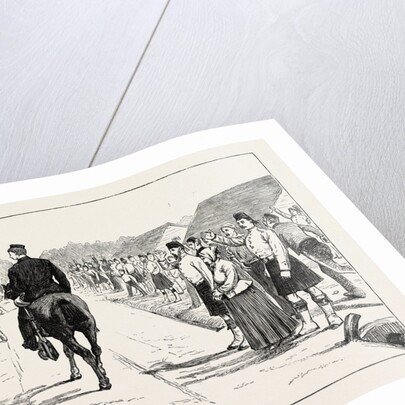 Volunteers from the 79th Highlanders Leaving England for the Ashantee War: The Parade by Anonymous