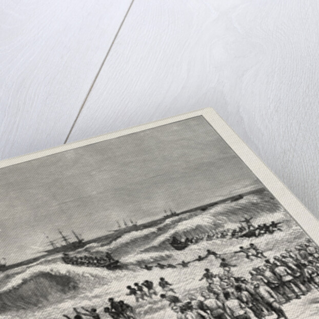 The Ashantee War: Landing Troops on the Gold Coast, Anglo Ashanti War, Ghana by Anonymous