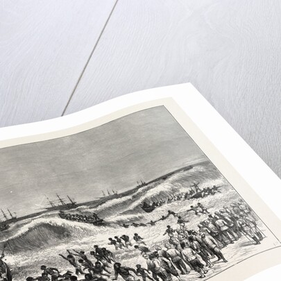 The Ashantee War: Landing Troops on the Gold Coast, Anglo Ashanti War, Ghana by Anonymous