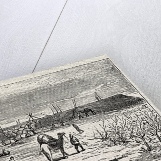 The Russian Expedition to Khiva: Camp and Magazine on the Irkibaia by Anonymous
