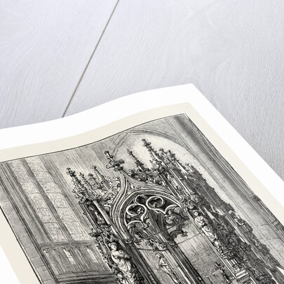 The Baldacchino Question: Gothic Baldacchino, Ratisbon Cathedral, Regensburg, Germany by Anonymous