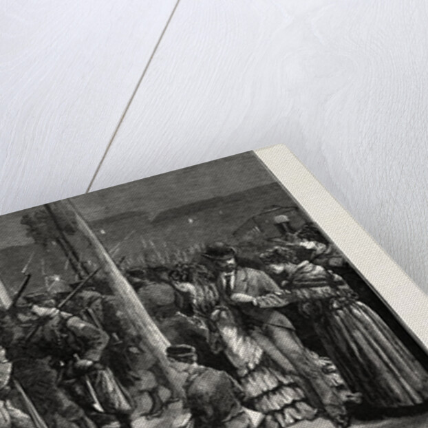 The Civil War in Spain: Soldiers Leaving Madrid for the North by Anonymous