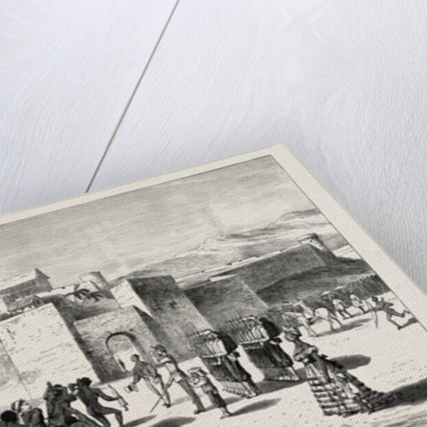 The Ashantee War, Arrival of the Governor at Cape Coast Castle by Anonymous