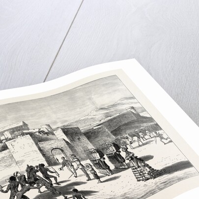 The Ashantee War, Arrival of the Governor at Cape Coast Castle by Anonymous