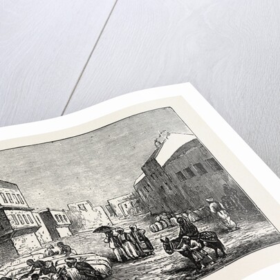 Cotton Yard, Minet El Basel, Alexandria, Drawing Samples from Cotton Bags, Egypt by Anonymous