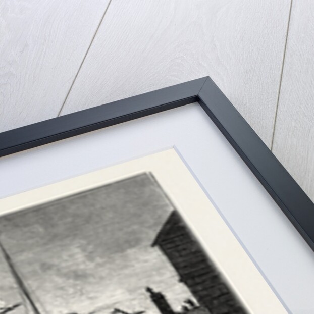 The Truro Volunteer Fire Brigade at a Fire on the Quay Side by Anonymous