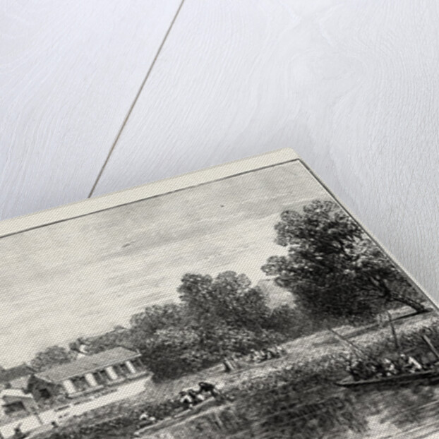 The Proposed Waterworks at Thames Ditton, the River Side As It Now is by Anonymous