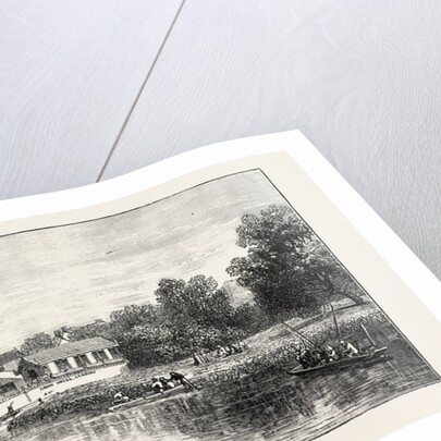 The Proposed Waterworks at Thames Ditton, the River Side As It Now is by Anonymous