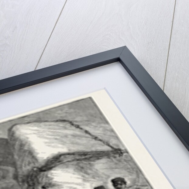 The Raw Material: A Team of Buffaloes Bringing Marble to a Sculptor's Studio in Rome, Italy by Anonymous