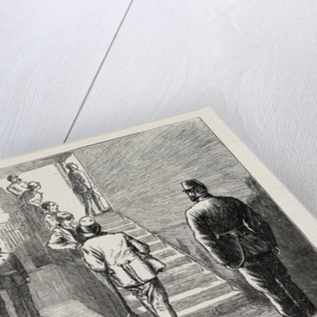 Passage and Stairs Leading to the Dock in the Old Bailey by Anonymous