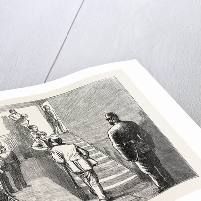 Passage and Stairs Leading to the Dock in the Old Bailey by Anonymous