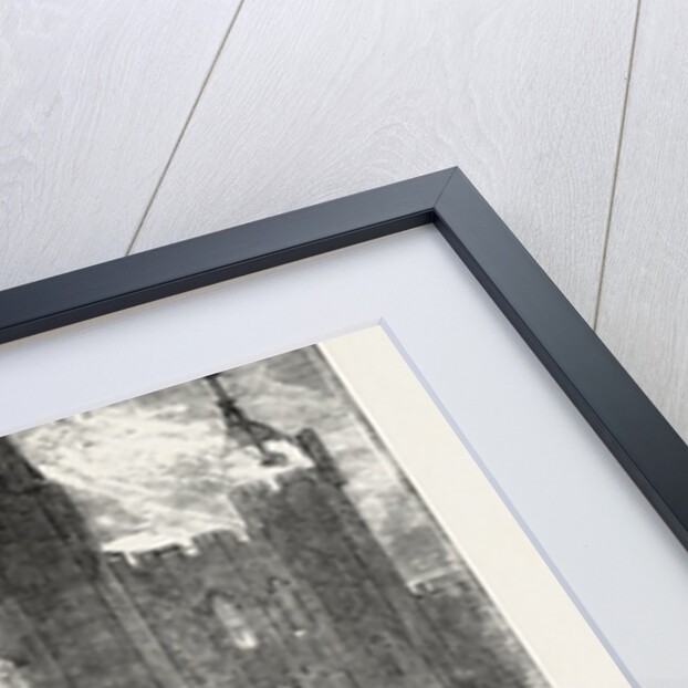 The Fire at the Royal Military Academy at Woolwich, UK: View from the Courtyard, 7 A.M. by Anonymous