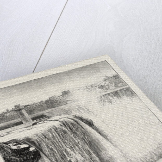 The Niagara Falls in Winter Time: Horse-Shoe Fall and Profile Rock by Anonymous