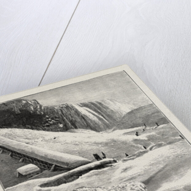 The Niagara Falls in Winter Time: Ice Mountain and American Fall by Anonymous