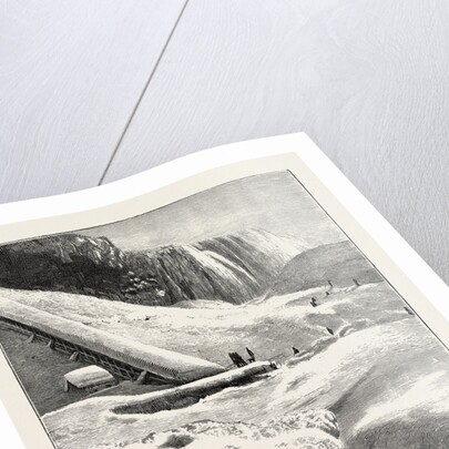 The Niagara Falls in Winter Time: Ice Mountain and American Fall by Anonymous