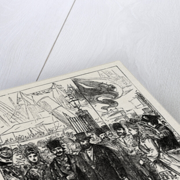 H.M. The Shah at Greenwich, London by Anonymous