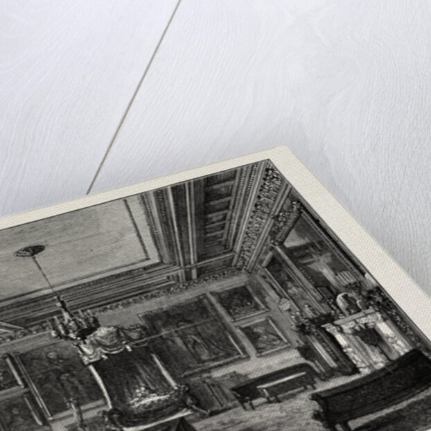 The Shah's Bedroom in Buckingham Palace, London by Anonymous