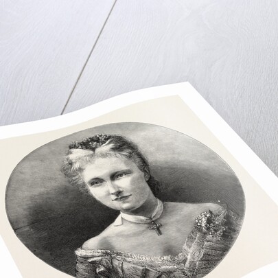 The Austrian Royal Marriage: The Princess Stephanie of Belgium Betrothed to the Archduke Rudolf, Austria by Anonymous