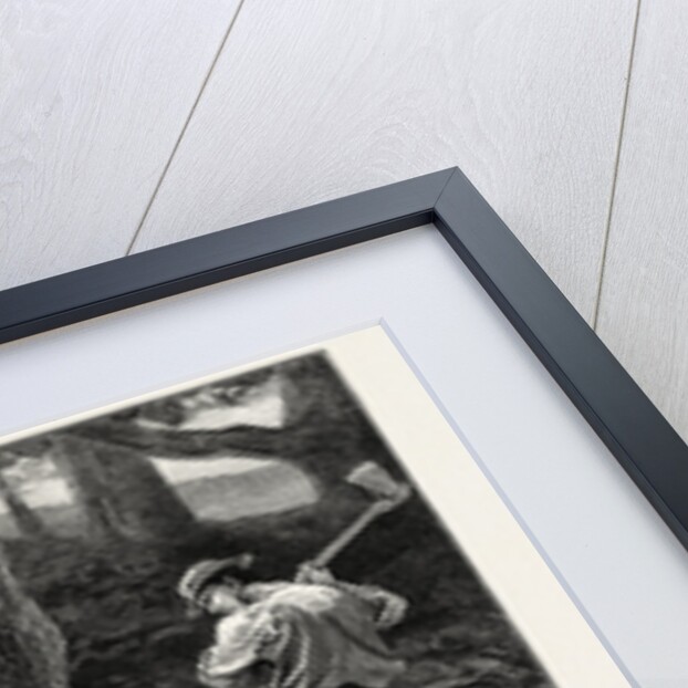 A Holiday Task at Hawarden, 1877, Gladstone Preparing to Fell a Tree by Anonymous