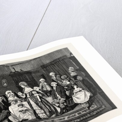 At Tea, Dr. Johnson and Oliver Goldsmith at Mrs. Thrale's by Anonymous