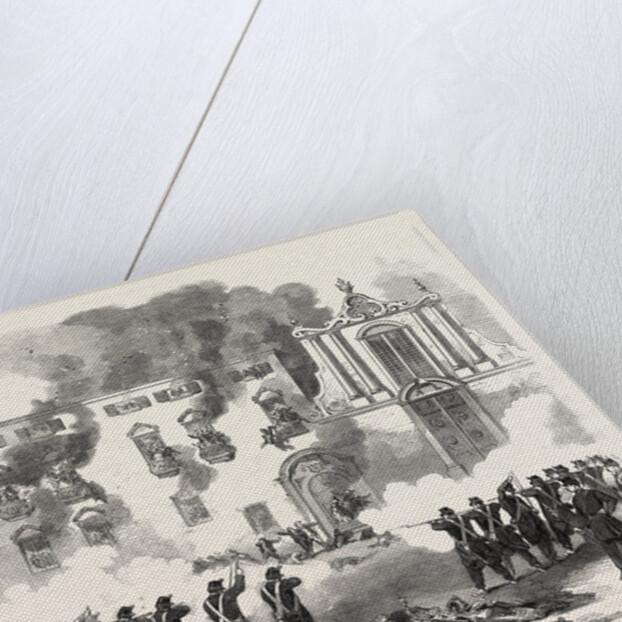 The Revolution in Sicily: Massacre of People by the Royal Troops at the Convent of the White Benedictines, Palermo, Italy by Anonymous