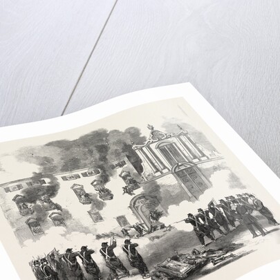 The Revolution in Sicily: Massacre of People by the Royal Troops at the Convent of the White Benedictines, Palermo, Italy by Anonymous