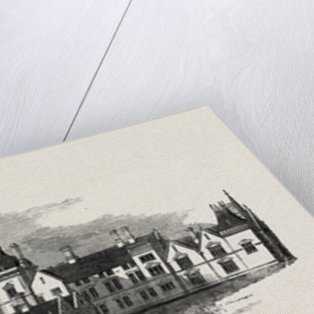 North-West Front of the Asylum Near Arlsey, Bedfordshire, for the Insane Poor of Hertfordshire, Bedfordshire, and Huntingdonshire by Anonymous