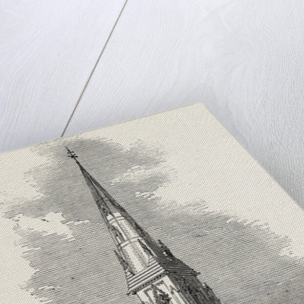 Church of St. Mary, in Course of Construction at Hornsey-Rise by Anonymous