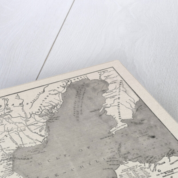 Map of North-East China, Showing the Gulf of Pechili, the Tien-Tsin (Peiho) River, and the Approaches to Pekin, Beijing by Anonymous