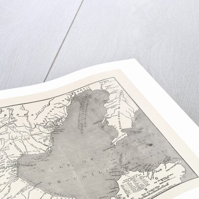 Map of North-East China, Showing the Gulf of Pechili, the Tien-Tsin (Peiho) River, and the Approaches to Pekin, Beijing by Anonymous