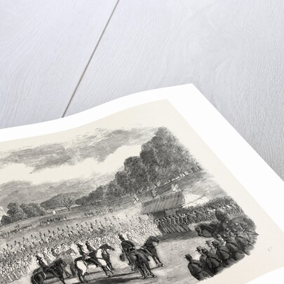 Review of Derbyshire Rifle Volunteers at Chatsworth Park, UK by Anonymous