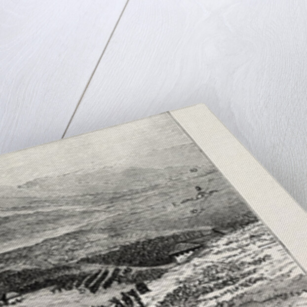 The Civil War in Spain: Battle of Galdames, April 30, 1874, View from the Heights of Montellano by Anonymous