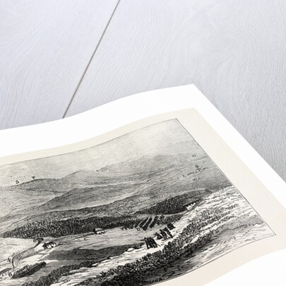 The Civil War in Spain: Battle of Galdames, April 30, 1874, View from the Heights of Montellano by Anonymous