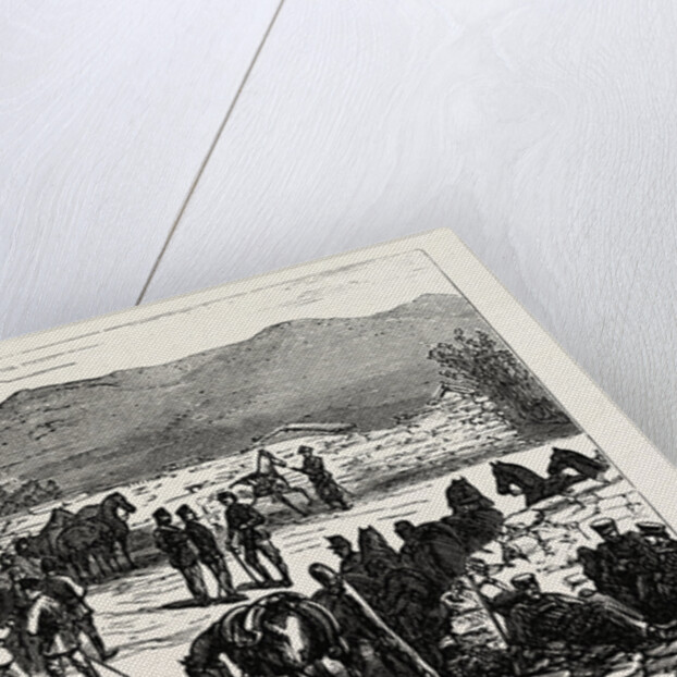 The Civil War in Spain: Serrano and His Staff at Montellano by Anonymous