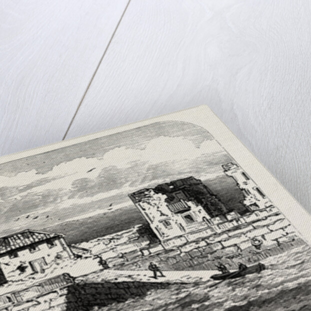 The Civil War in Spain: Ruined Houses at Las Carenas by Anonymous