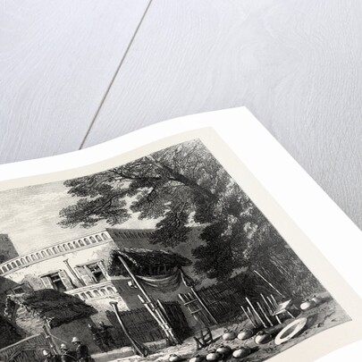 The King of Ashantee's Palace at Coomassie, Viewed from the East by Anonymous